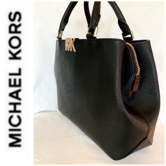 NWT authentic MK leather Florence satchel black - Picture 4 of 7